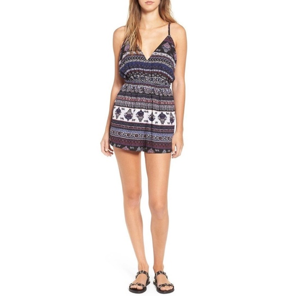 New Nordstrom Size Medium Mimi Chica Boho Romper - Picture 1 of 5